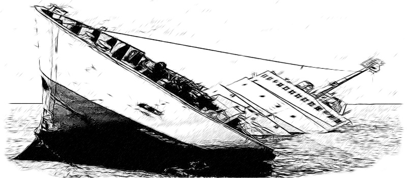 Sinking ship