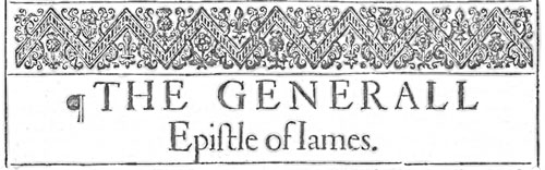 Artwork in I Corinthians  from a 1611 KJV.